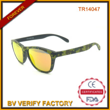 New Design Outdoor Tr90 Sunglasses with Camou Color Tr14047